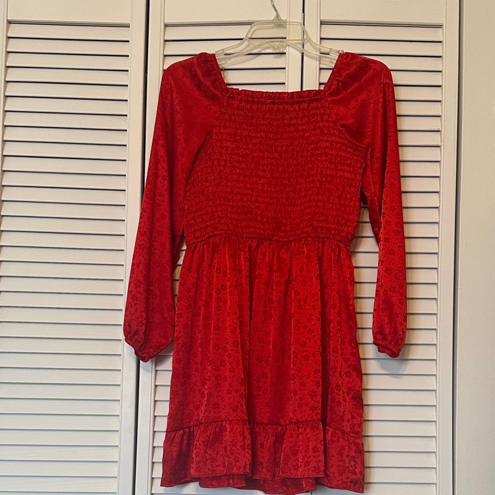 Art Class Red Tween Dress